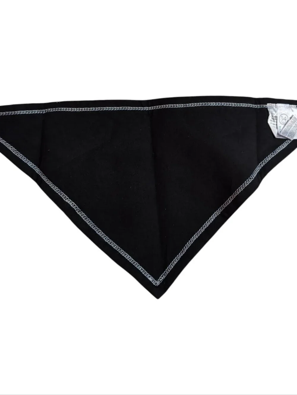NWOT Tie-Dye Triangle Pet Bandana / Baby Bandaid Bib in Navy Blue And Black